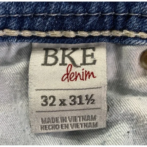 BKE Payton Jeans Women's 32R Boot Cut Stretch Casual Faded Cowgirl (Fits 36x30) - Picture 5 of 13